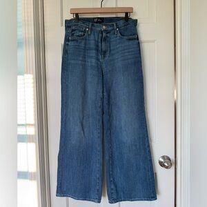 Gap high rise wide leg 30R jeans